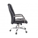 Кресло компьютерное HALMAR HAMILTON черный/хром